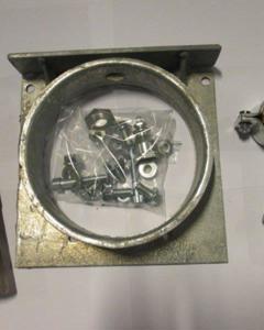 Front outlet D150 for trough auger M152 galv. M&M